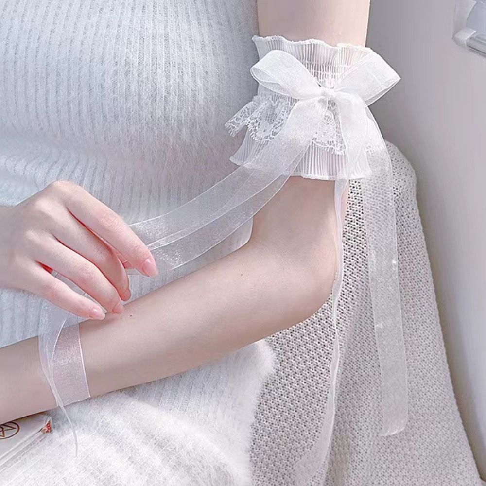ปลอกแขนลูกไม้สไตล์โลลิต้า ผ้าร - Elastic Lace Trim บทวิจารณ์และราคา
