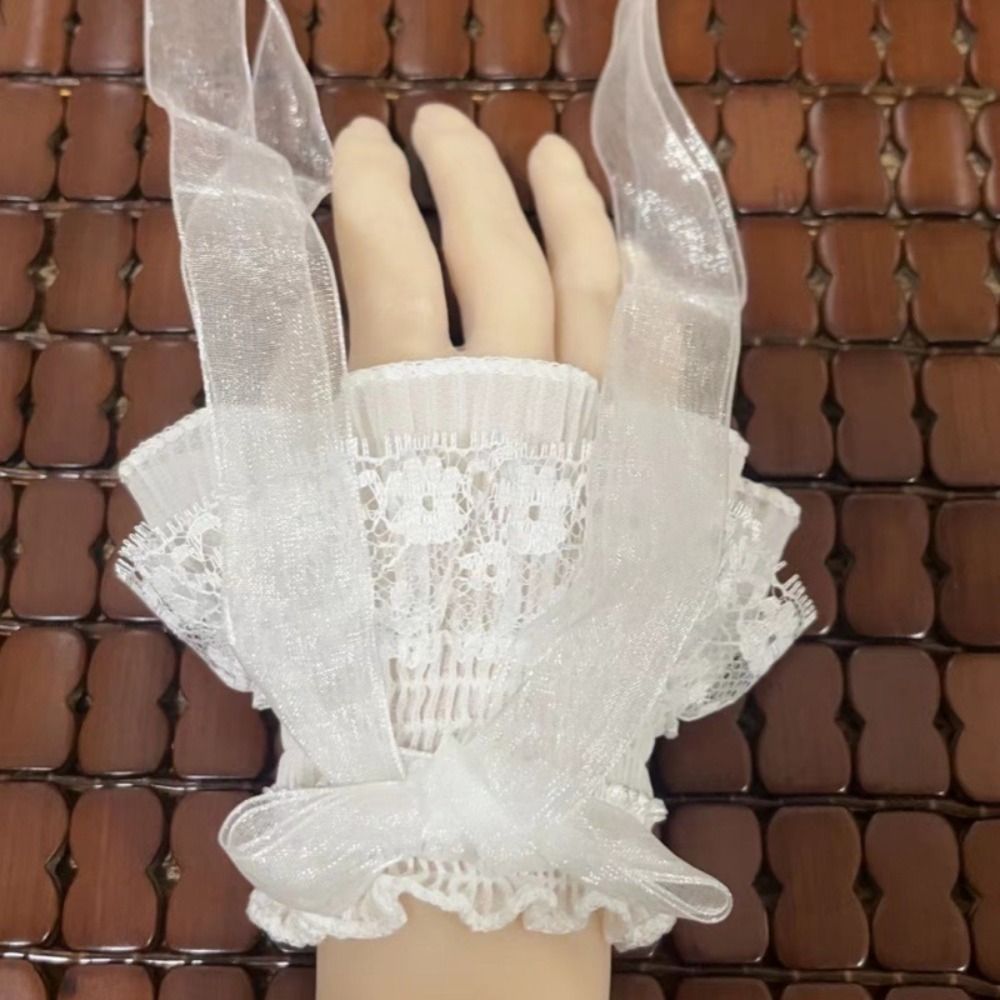 ปลอกแขนลูกไม้สไตล์โลลิต้า ผ้าร - Elastic Lace Trim บทวิจารณ์และราคา