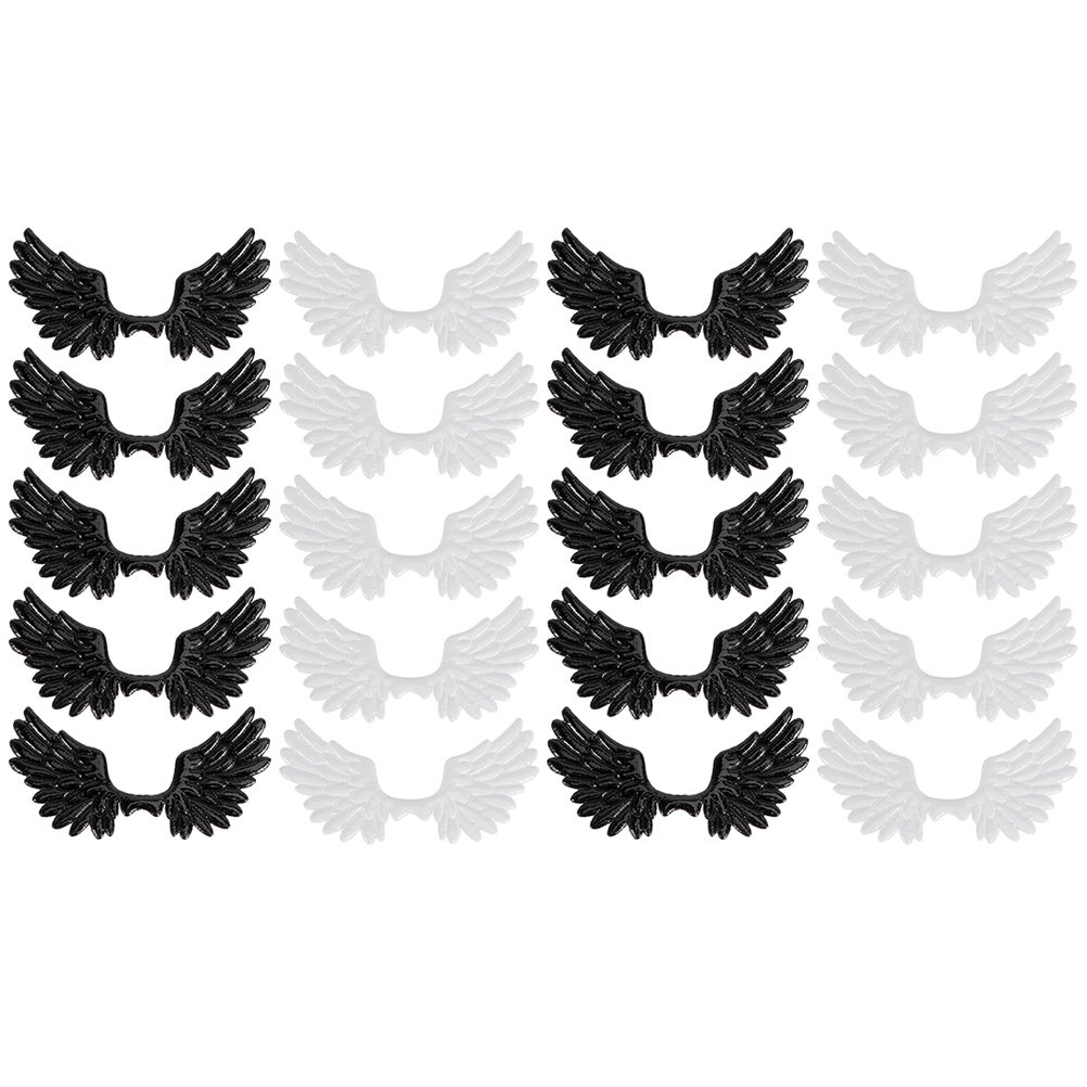ปีกนางฟ้า 20 ชิ้น แผ่นปะลายปีก - Embellishment Glue Craft บทวิจารณ์และราคา
