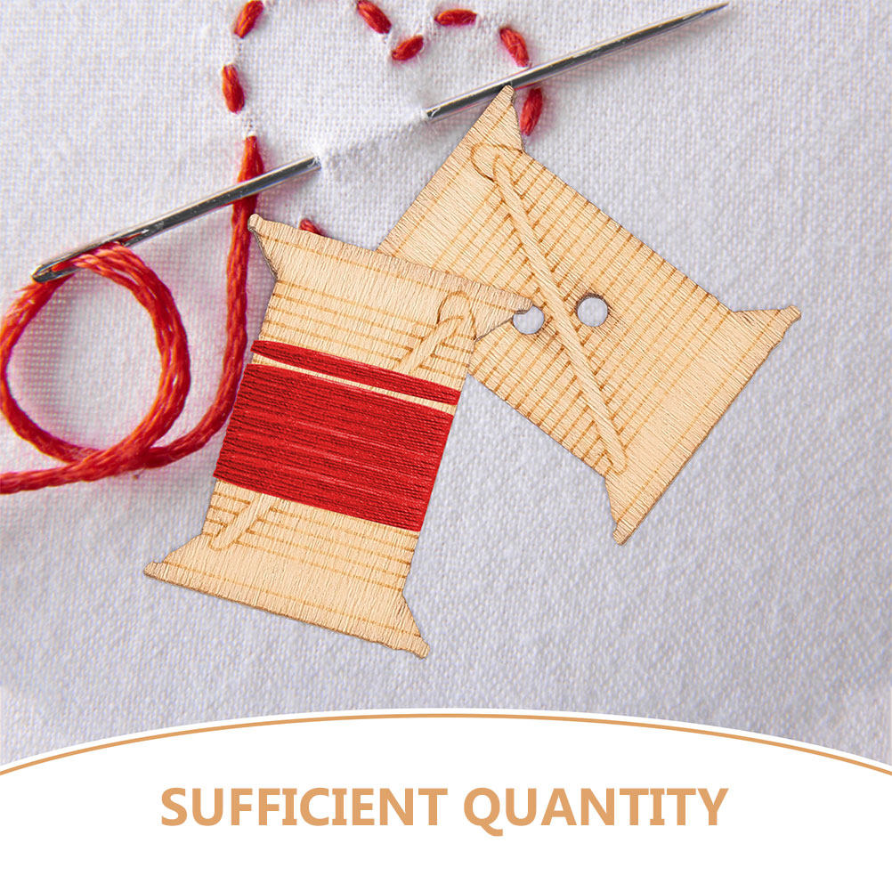 กระดาษม้วนด้ายปักผ้าทำจากไม้ 1 - Embroidery Craft บทวิจารณ์และราคา