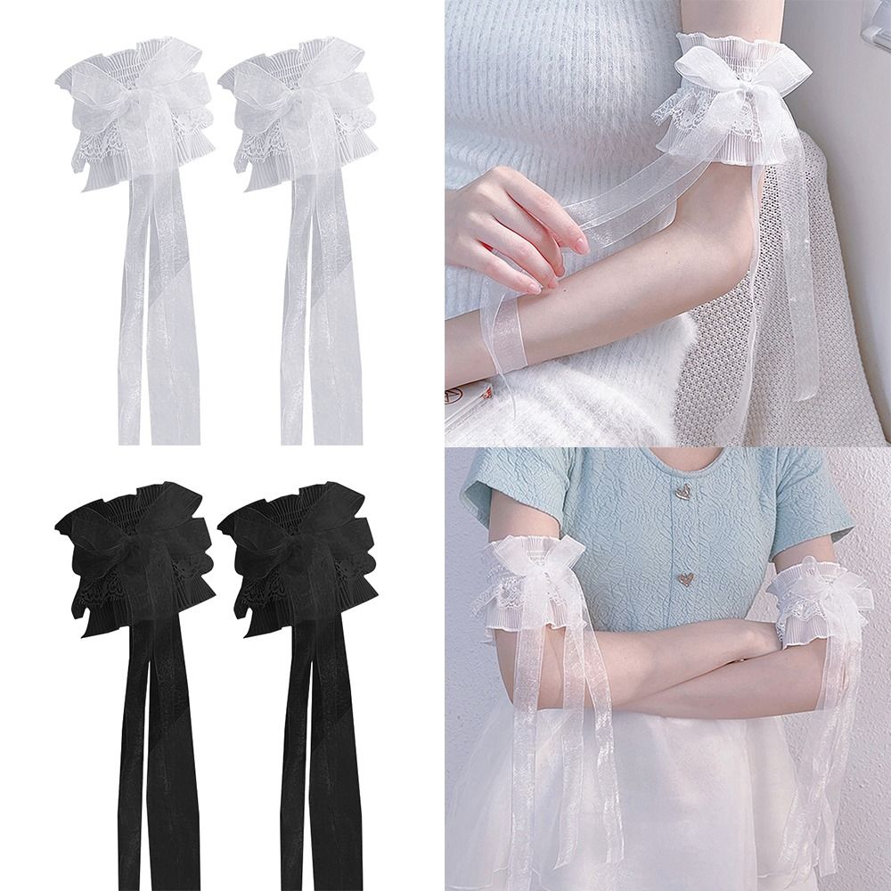 แขนเสื้อผูกโบว์สำหรับเจ้าสาวถุ - Elastic Lace Trim บทวิจารณ์และราคา