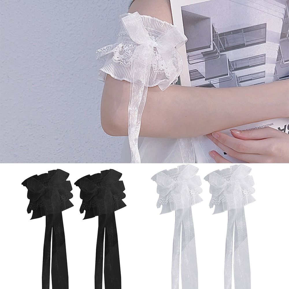 แขนเสื้อผูกโบว์สำหรับเจ้าสาวถุ - Elastic Lace Trim บทวิจารณ์และราคา