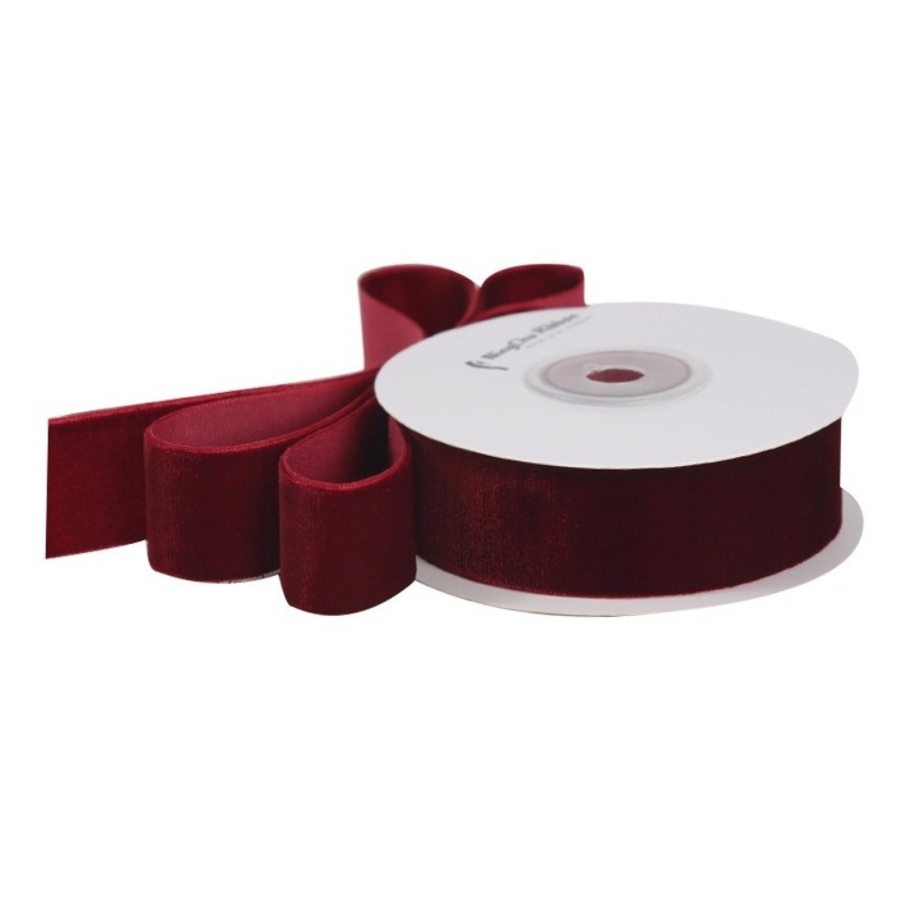 ริบบิ้นกำมะหยี่ 5 หลา/ม้วน สำห - Velvet Ribbon Roll บทวิจารณ์และราคา