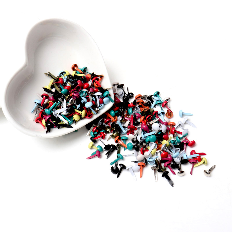 หมุดโลหะสีพาสเทลแบบกลม สำหรับต - Embellishments For Scrapbooking บทวิจารณ์และราคา
