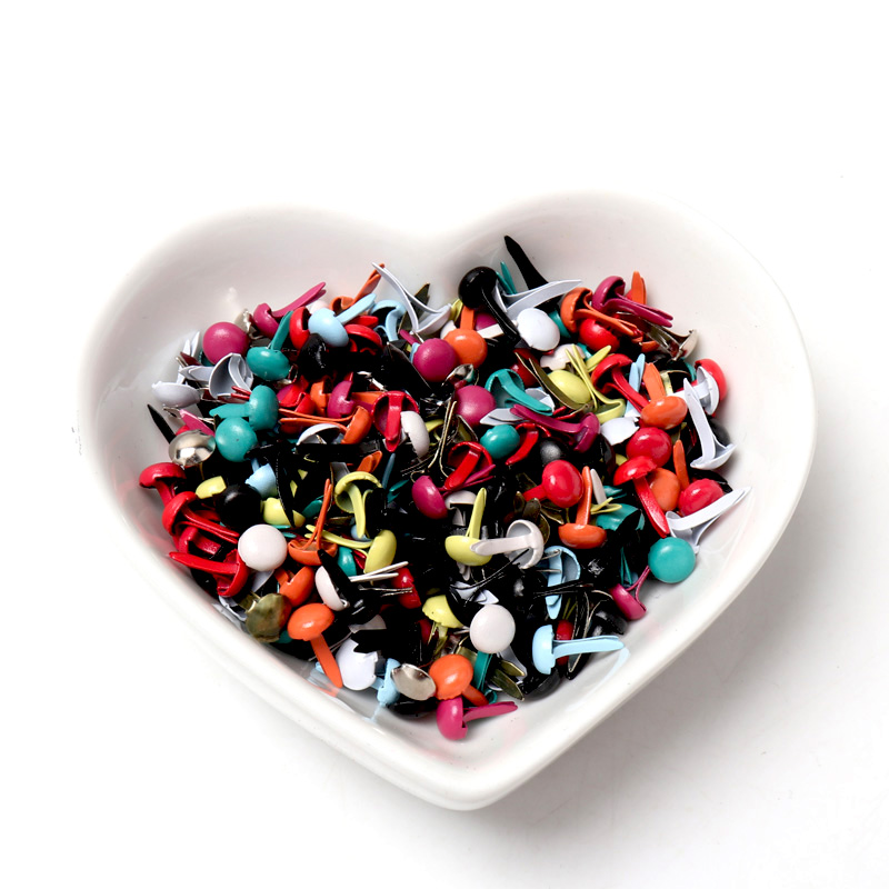 หมุดโลหะสีพาสเทลแบบกลม สำหรับต - Embellishments For Scrapbooking บทวิจารณ์และราคา