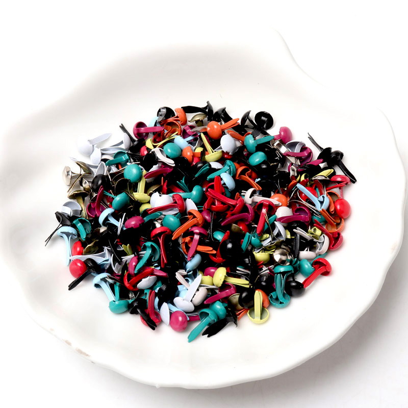 หมุดโลหะสีพาสเทลแบบกลม สำหรับต - Embellishments For Scrapbooking บทวิจารณ์และราคา