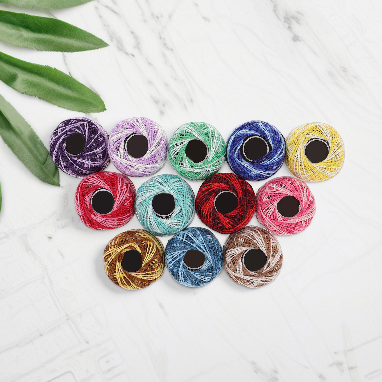 ชุดด้ายปักผ้าฝ้ายหลากสี 12 ชิ้ - Embroidery Craft บทวิจารณ์และราคา