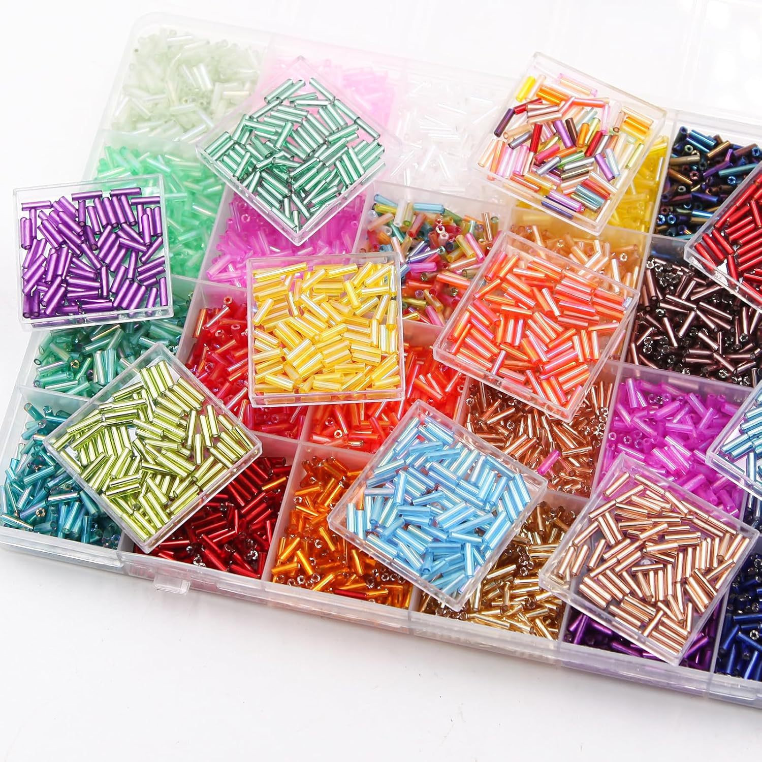 ประมาณ 6720 ชิ้น/กล่อง ลูกปัดห - Embroidery Craft บทวิจารณ์และราคา