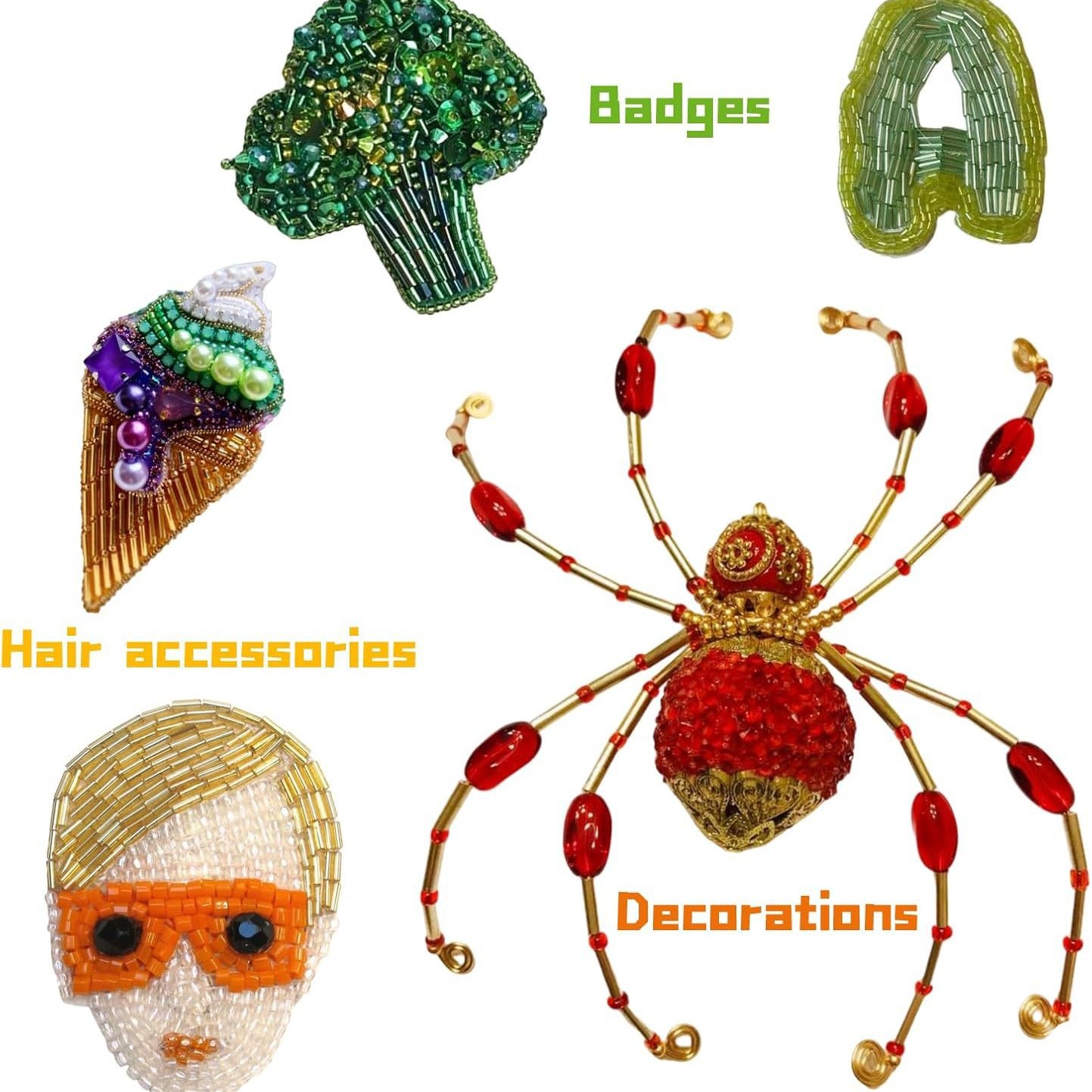 ประมาณ 6720 ชิ้น/กล่อง ลูกปัดห - Embroidery Craft บทวิจารณ์และราคา