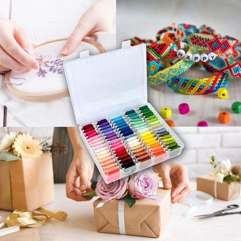 ชุดด้ายปักผ้าฝ้าย 100% พร้อมกล - Embroidery Craft บทวิจารณ์และราคา