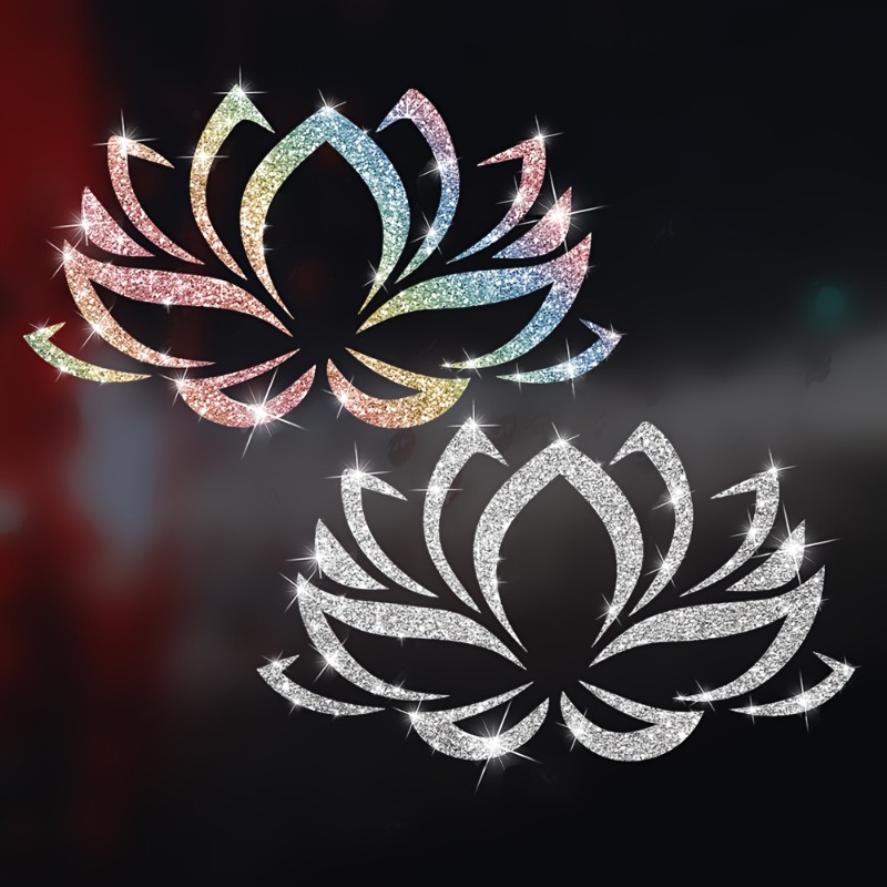 1PC เลียนแบบเพชร Glitter Lotus - Glitter Vinyl Roll บทวิจารณ์และราคา