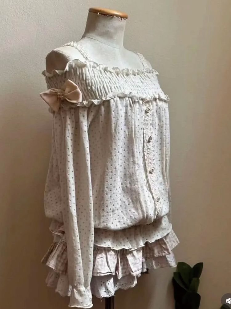 ชุดกระโปรงสั้นวินเทจสไตล์ญี่ปุ - Elastic Lace Trim บทวิจารณ์และราคา
