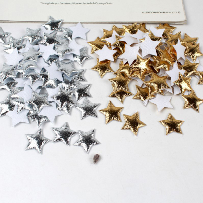 100 ชิ้นทอง/เงินดาวสําหรับ Chr - Embellishments For Scrapbooking บทวิจารณ์และราคา